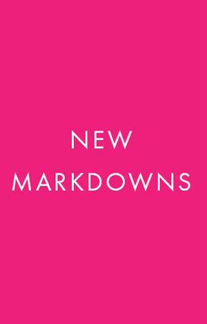 Pink background with New Markdowns